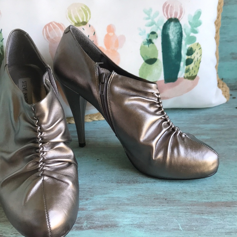 Metallic Steve Madden heels